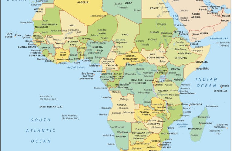 Africa Continental Maps