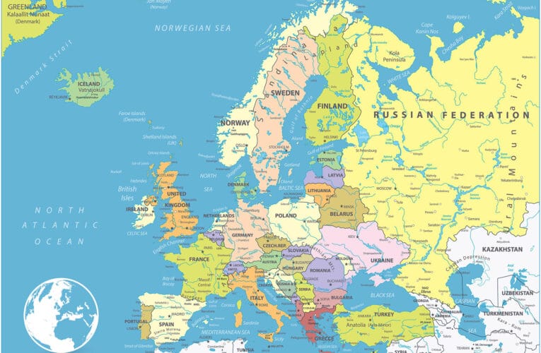 Europe Continental Maps