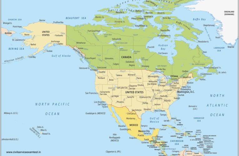 North America Continental Maps